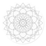 Coloring Fun - Mandala 1 Stickers