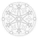 Coloring Fun - Mandala 3 Sticker