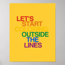 COLORING OUTSIDE THE LINES