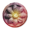 colorized flower magnets