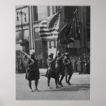 Colors of The Famous 369th Infantry in Parade Poster