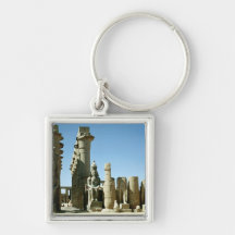Colosses Ramesses II  and  Pylon of Amenophis Key Chain