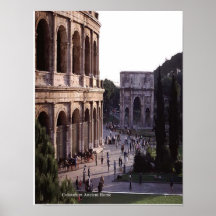 Colosseum Ancient Rome poser Print
