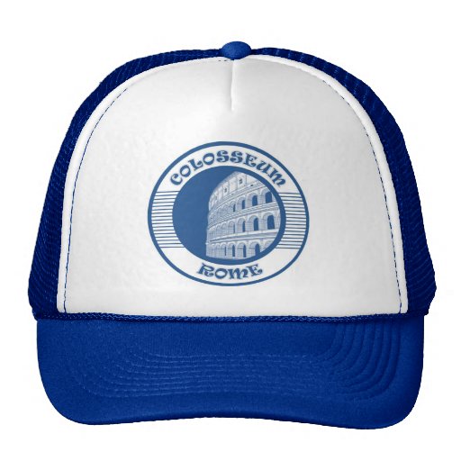 COLOSSEUM ROME BLUE MESH HATS