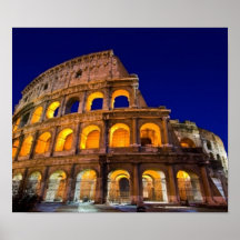 Colosseum Rome Poster