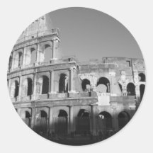Colossium noir et blanc autocollants