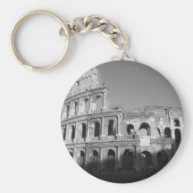 Colossium noir et blanc porte-clés
