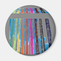 Colour Band Waterfall CricketDiane Designer Stuff Magnet