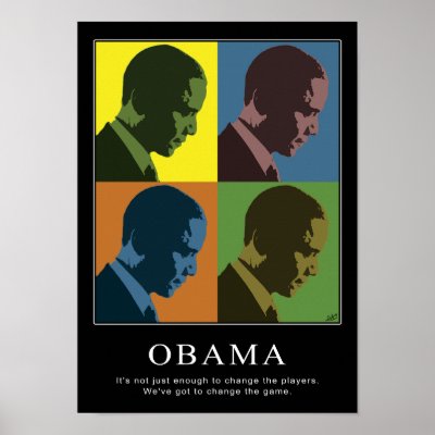"Colour Blind" Obama Print by Sutako
