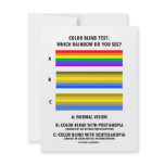 Colour Blind Test (Colours Of Rainbow Vision Test) invitations