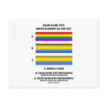 Colour Blind Test (Colours Of Rainbow Vision Test)