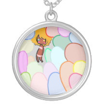 Colour Blobs Personalized Necklace