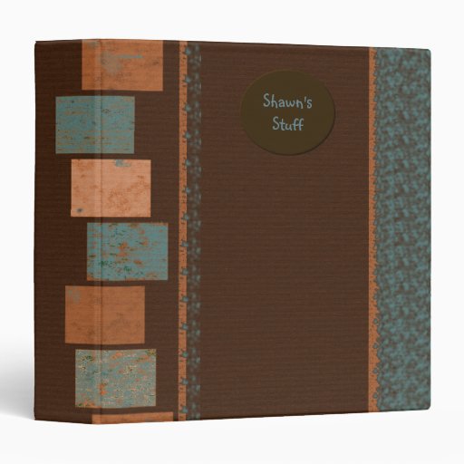 Colour Block Grunge- Customizable Binder