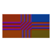 Colour Blocks Custom Photo Card