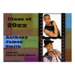 Colour Blocks Filmstrip Photo Card Invitation