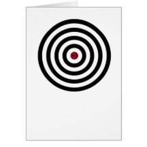 colour- bulls eye greeting cards