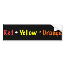 Colour Bumper Sticker