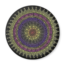 Colour burst refrigerator magnet