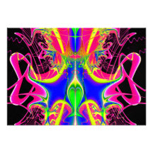 Colour Cacophony  Fractal Personalized Invites