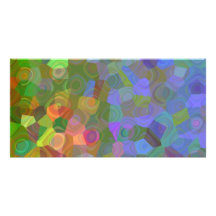 Colour Celebration Customized Photo Card