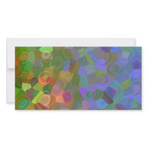 Colour Celebration Customized Photo Card