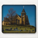 Colour Church on a Hill Mousepad