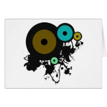 Colour Circles! Unique graphic design! cards