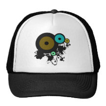 Colour Circles! Unique graphic design! Hats