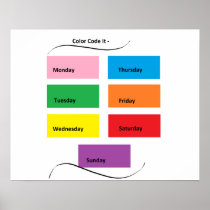 Colour Code It Poster - CricketDiane Designer Stuf