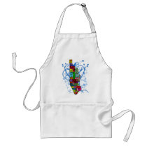 Colour Coded Manhattan Map Aprons
