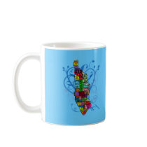 Colour Coded Manhattan Map Mug