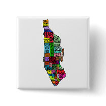Colour Coded Manhattan NYC Tshirts, Hoodies Pins
