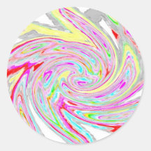 Colour Craze Round Sticker