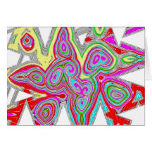 Colour Crazee Greeting Card