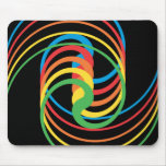 Colour Curves: Vector Illustration: mousepads