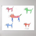 Colour Dogs posters