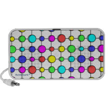 Colour dots doodle speaker