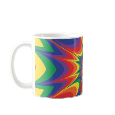 Colour Explosion: Abstract Art: Coffee Mugs by spiritswitchboard
