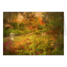 Colour Explosion in the Japanese Gardens Card