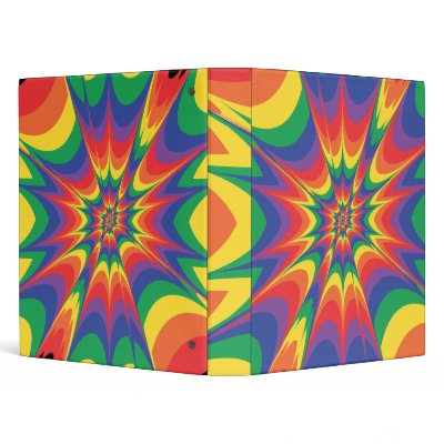 Colour Explosion: Vector Art: Custom Binder by spiritswitchboard