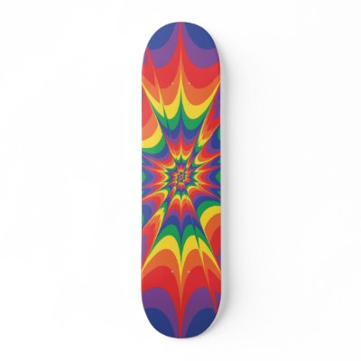 Colour Explosion: Vector Art: Skateboard by spiritswitchboard