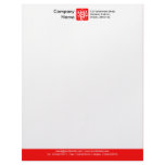 Colour Footer - Red