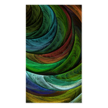 Colour Glory Abstract Art Business Card