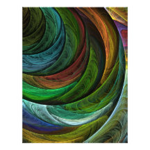 Colour Glory Abstract Art Letterhead