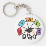 Colour Guard Graduate Key Chain