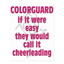 Colour Guard: If It Were Easy... Post Cards