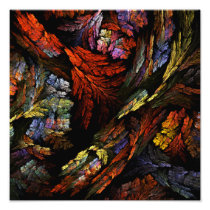 Colour Harmony Abstract Art Photo Print