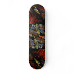 Colour Harmony Abstract Art Skateboard