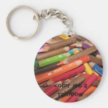 colour me a rainbow key chains
