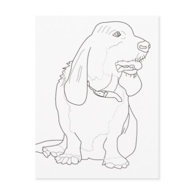 Colour Me Post Cards - Dog by lapatrick1161